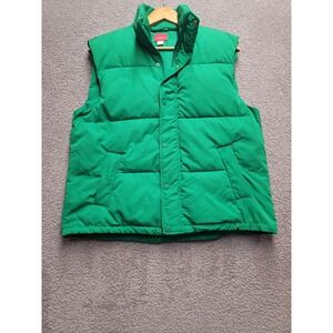Wondershop at Target Women's Puffer Vest Green Quilted Insulated Zip M Medium